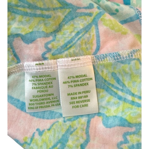 Lilly Pulitzer - Kristen Top, Urchin Pink, Vitamin Sea - Size S - Picture 5 of 5